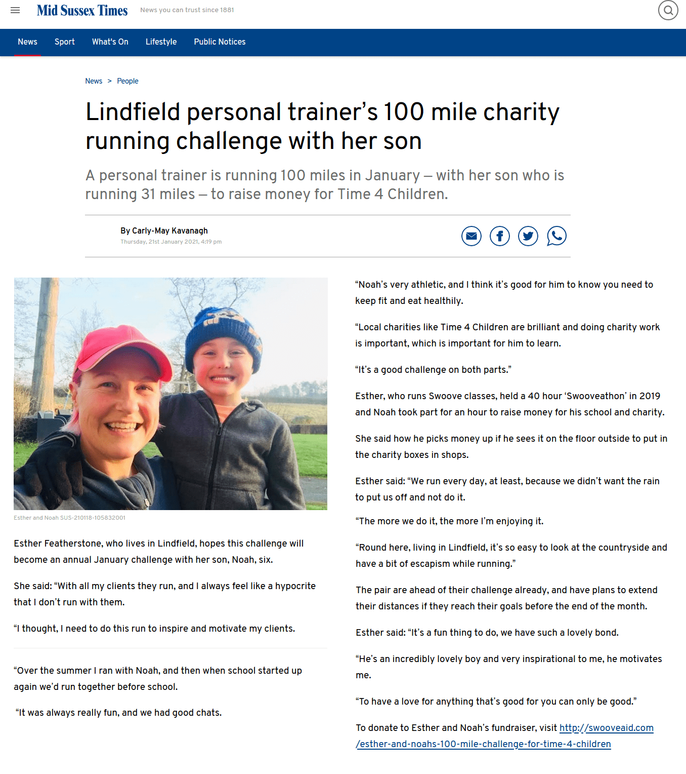 esther-and-noah-100-mile-challenge